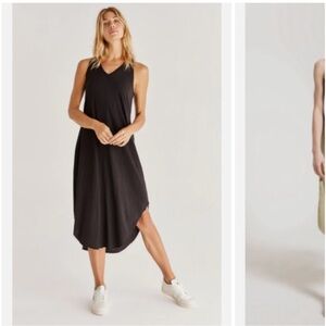 New cotton dress size large. Black